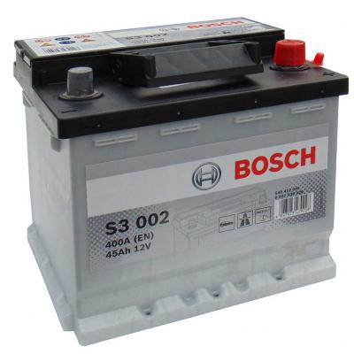 Bosch S3 akkumulátor, 12V 45Ah 400A EU J+, 0092S30020, magas